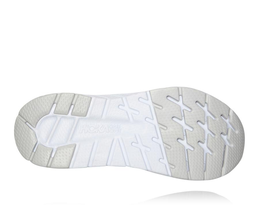 Hoka One One Womens Walking Shoes - Cavu 3 - Black/White - HMGE95438